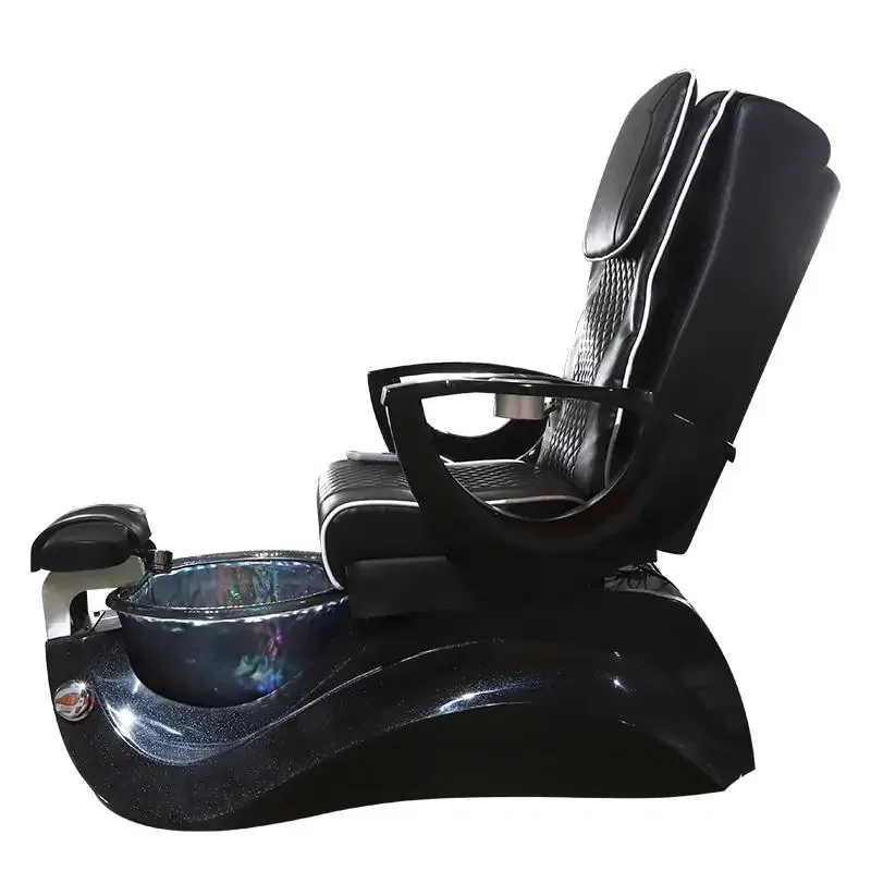 Advanced Black Color Chairs Massage Spa Foot Spa Sofa For Beauty Shop Massage Chair