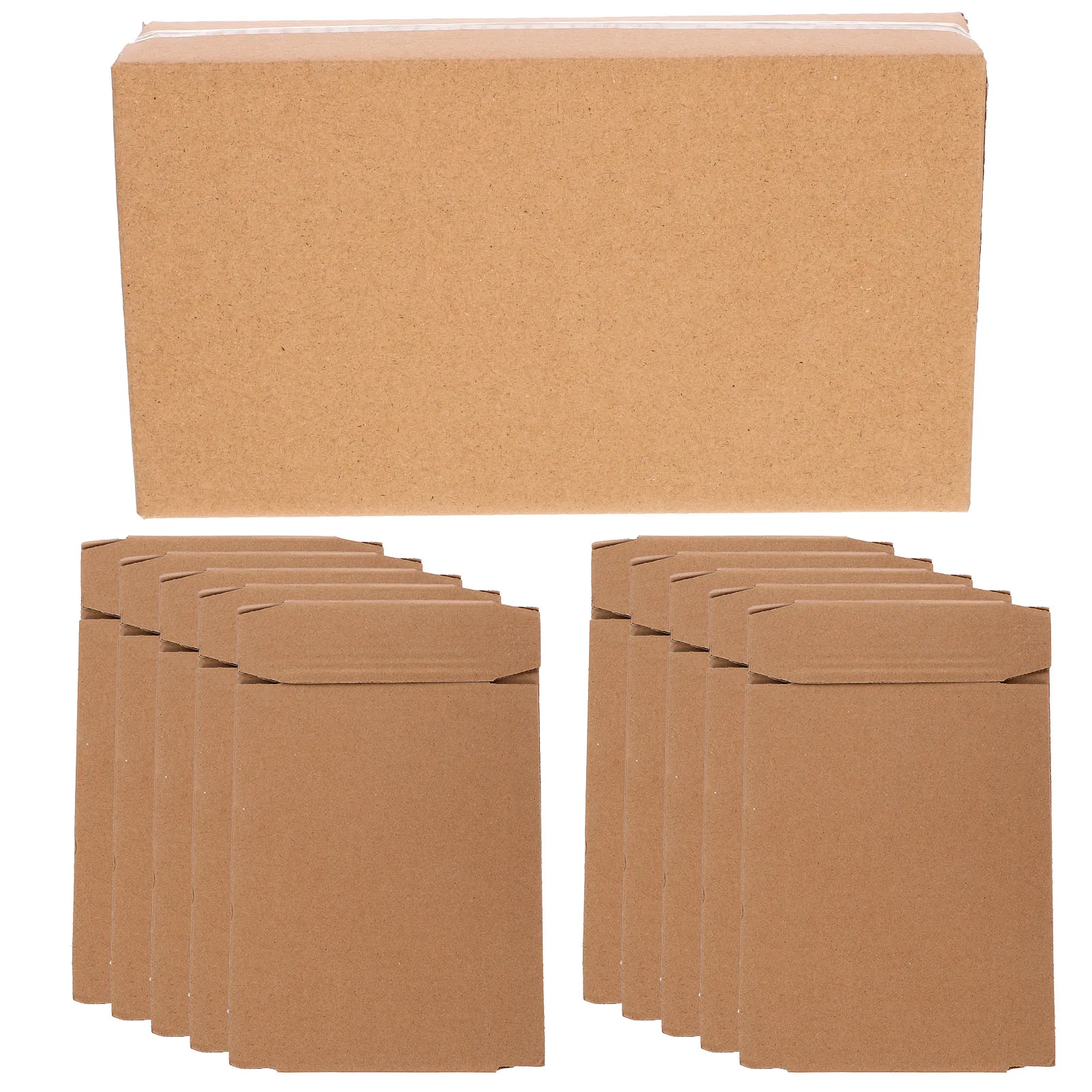 10pcs Corrugated Board Thickened Shipping Boxes For Small Business Storage Packaging Moving Craft Paper Package