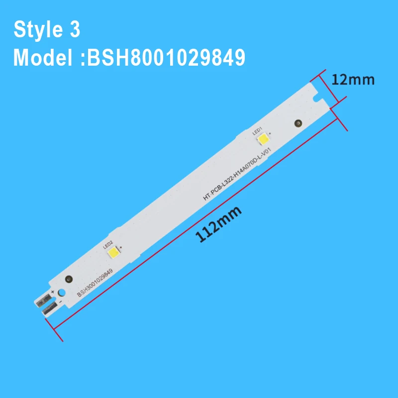 Imagem -02 - Iluminação Led Strip para Siemens Frigorífico Bsh8001029849 gu