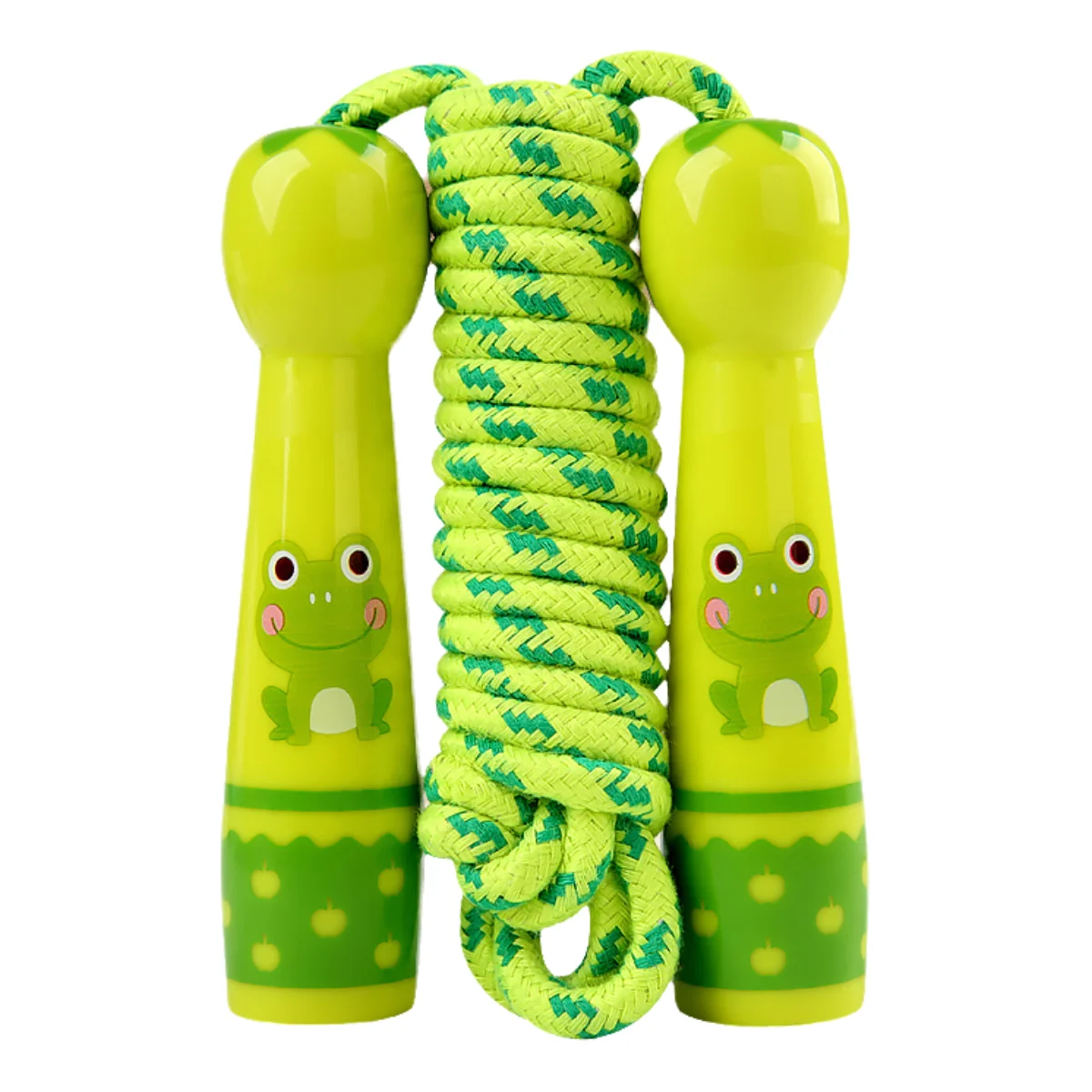 Springseil für Kleinkinder, verschleißfestes Baumwollschnur, längenverstellbar, weiches Springseil mit glatten Griffen für Kinder, Jungen und Mädchen – Detail 12