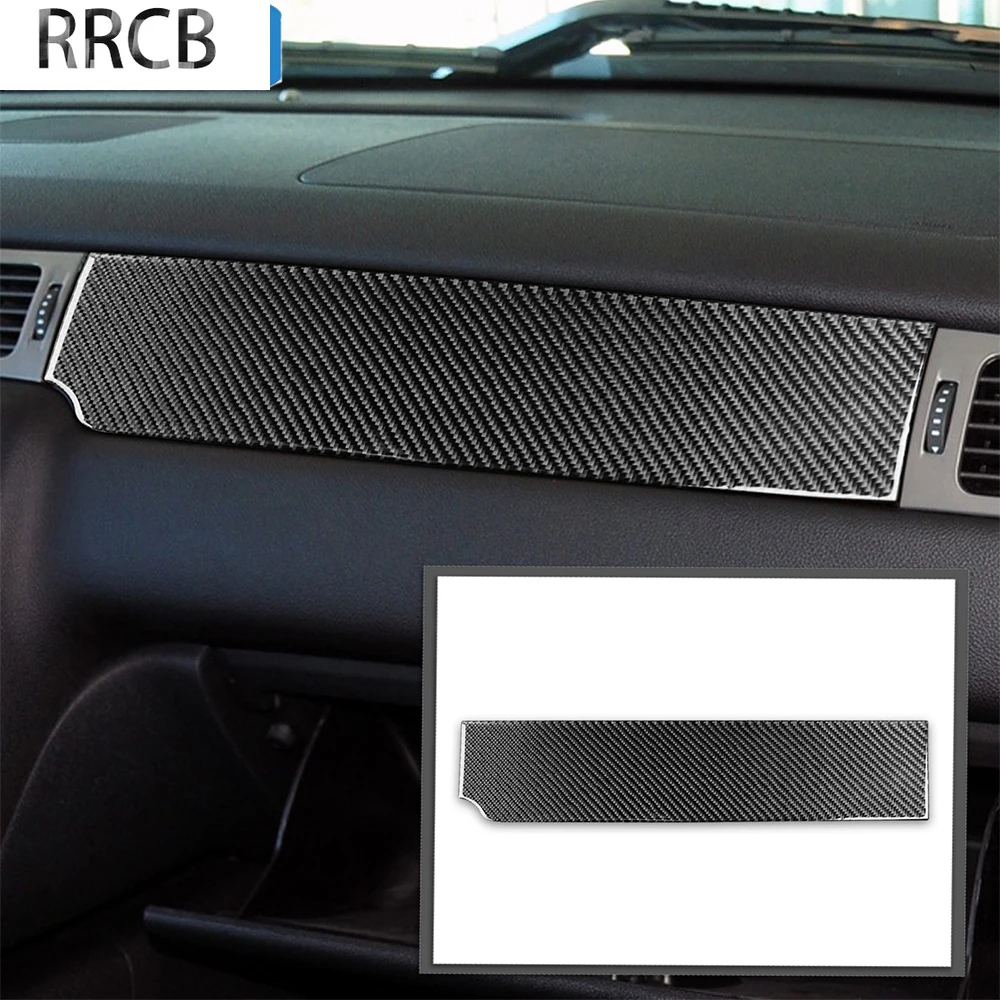 

For Chevrolet Silverado LTZ 2007-2013 Carbon Fiber Car Instrument Panel Decorative Strip Trim Sticker Auto Interior Accessories