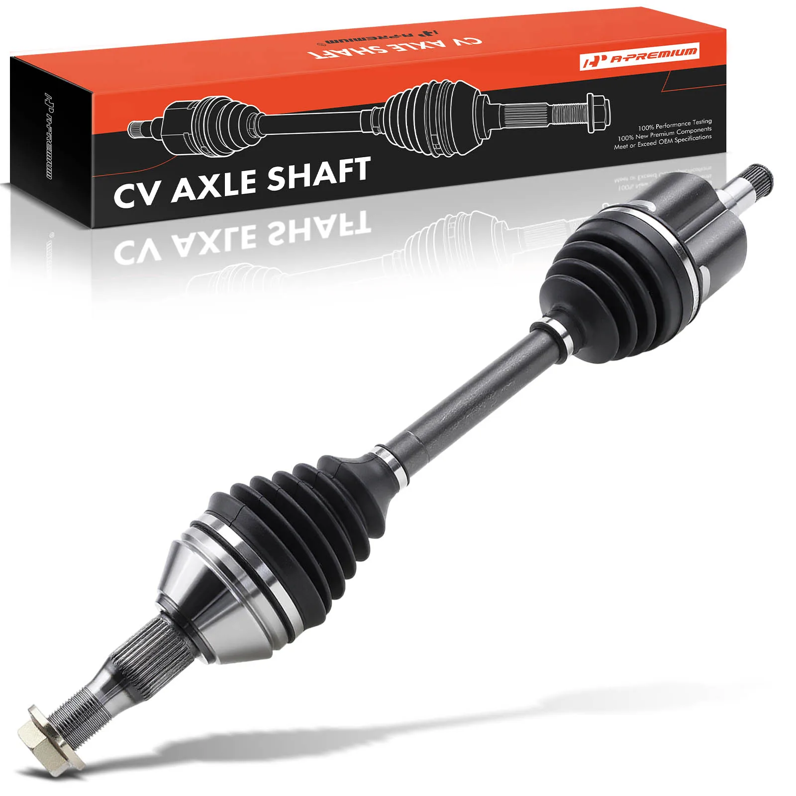 A-Premium Front Passenger Side CV Axle Shaft Assembly for Buick Century 1994-1996 Pontiac Trans Sport 1992-1995