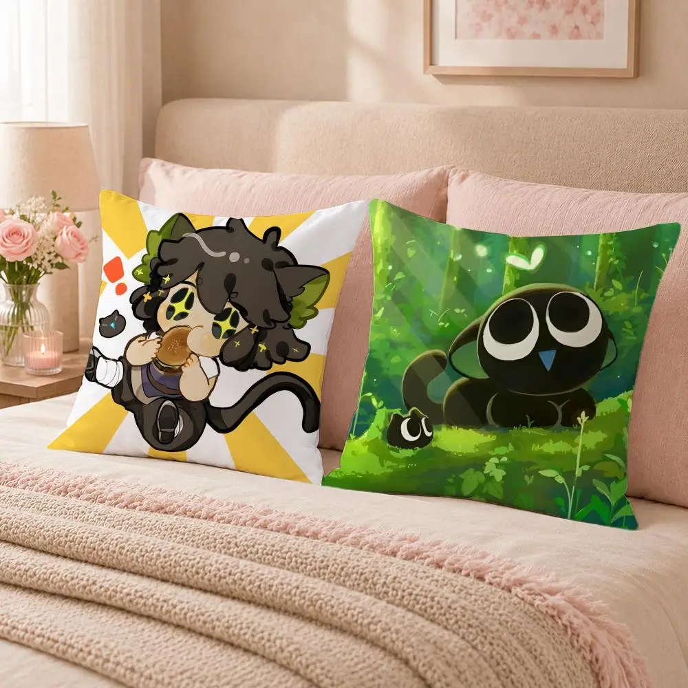 Popular Movie T-The Legend of HeiS Cushion Cover Double-Sided Printed Pillow Cover Hypoallergenic Dust-Mite Proof