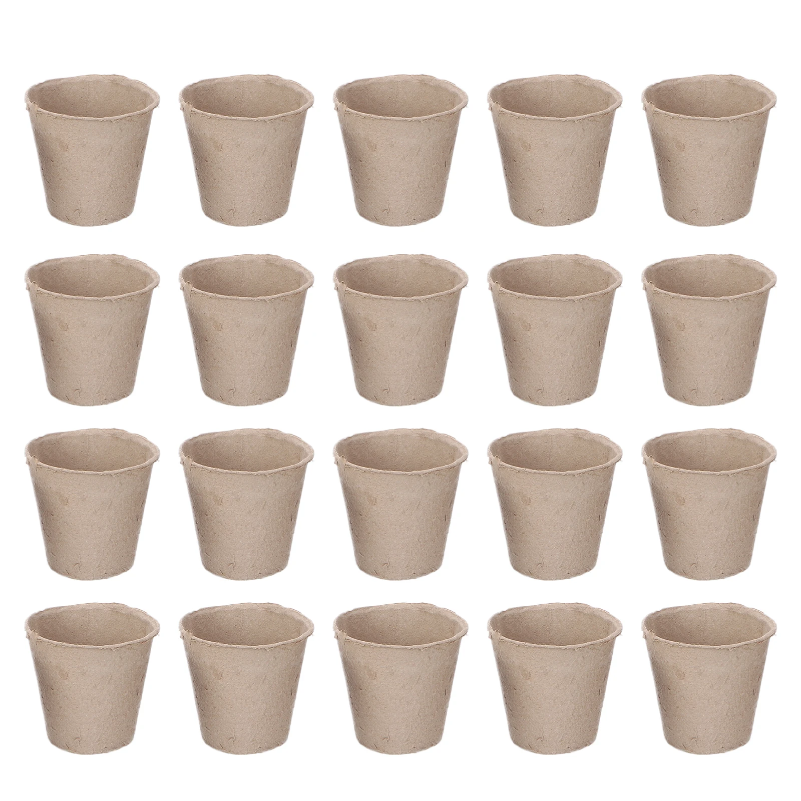 

40 Pcs Nursery Cups Biodegradable Vintage Decorative Containers for Seeds Seedlings Plants Vegetables Gardening Cultivation