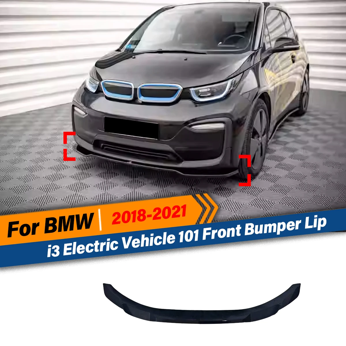 

Для электромобиля BMW i3 101 2018-2021: Передний бампер-сплиттер, элементы внешнего тюнинга, аксессуары для кузова, передний обвес