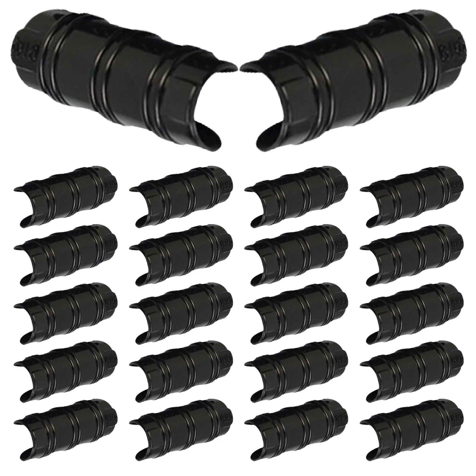 

30pcs Greenhouse Clamps Clips For Shade Insect Net 20Mm Steel Pipe Connector Garden Tube Clips Set For Shelter Frame