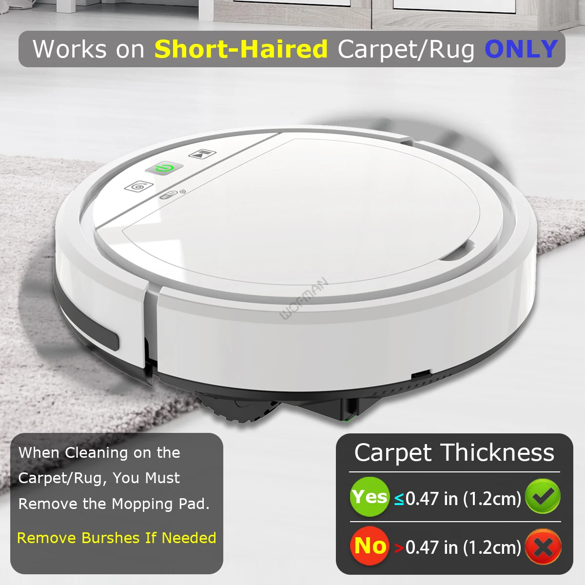 Intelligent Mini Home Automatic Sweeping Robot Vacuum and Mop WiFi Cleaning Robot Vacuuming Mopping Pet Vacuum Robot