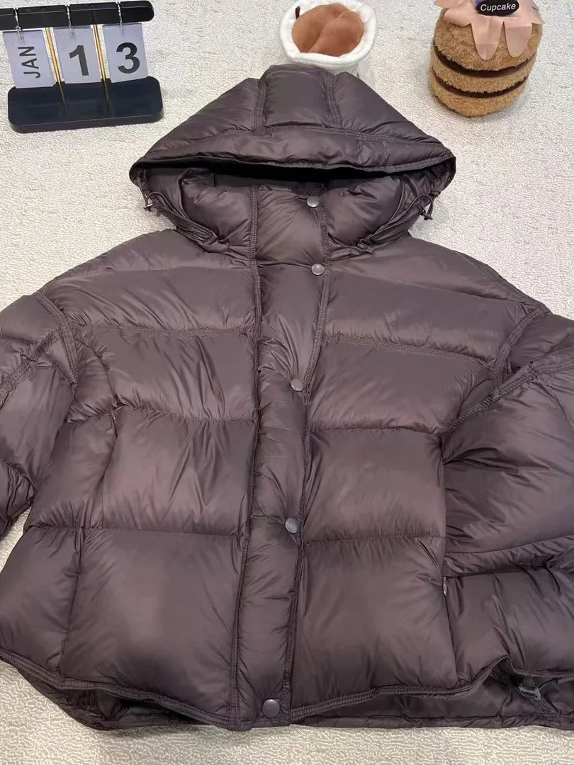 

Новая зимняя модная женская утепленная куртка свободного кроя в корейском стиле с капюшоном для повседневной носки