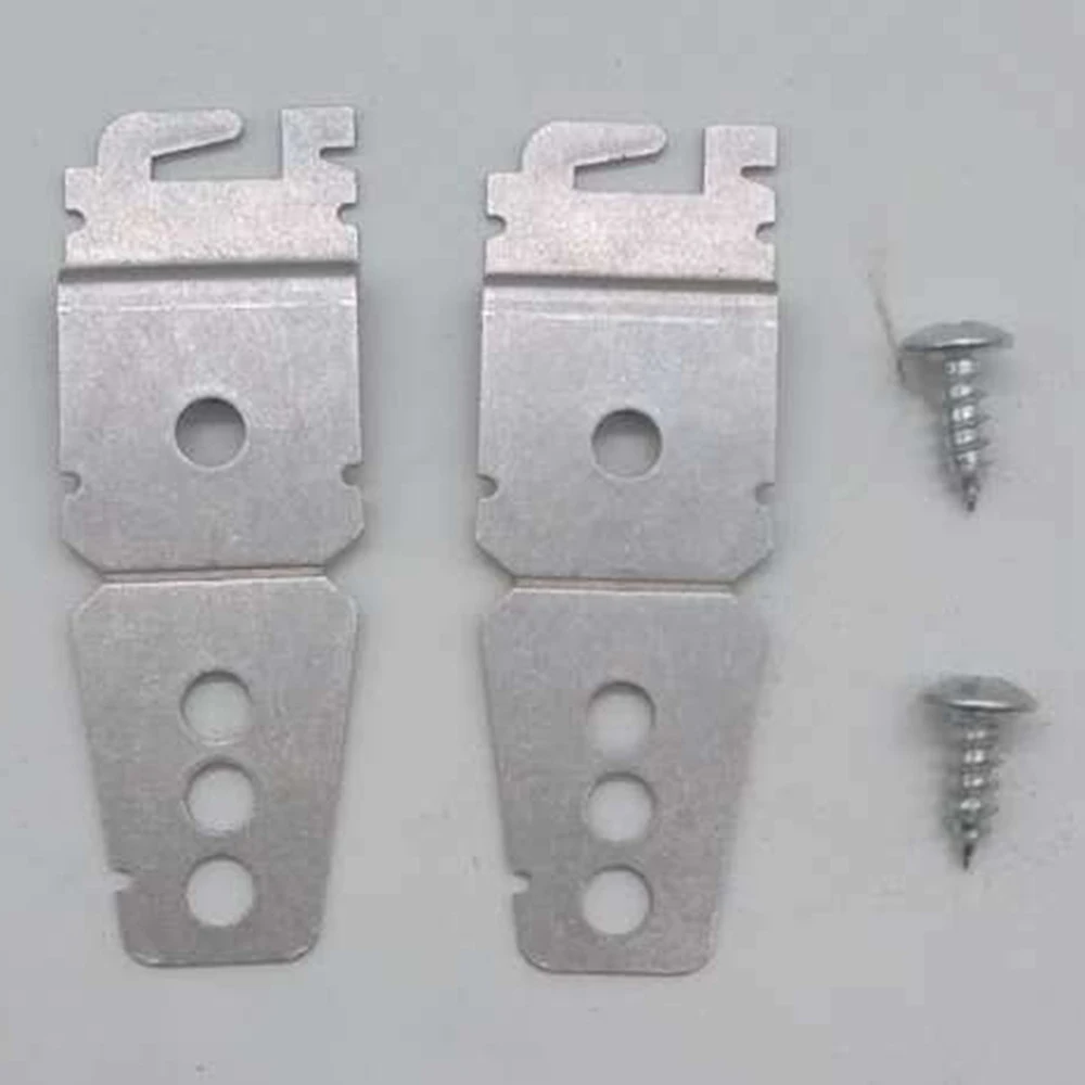 เครื่องล้างจานใต้เคาน์เตอร์8269145 2ชิ้นอะไหล่ตัวยึดเครื่องล้างจานแบบเปลี่ยนได้วงเล็บยึดด้านบน