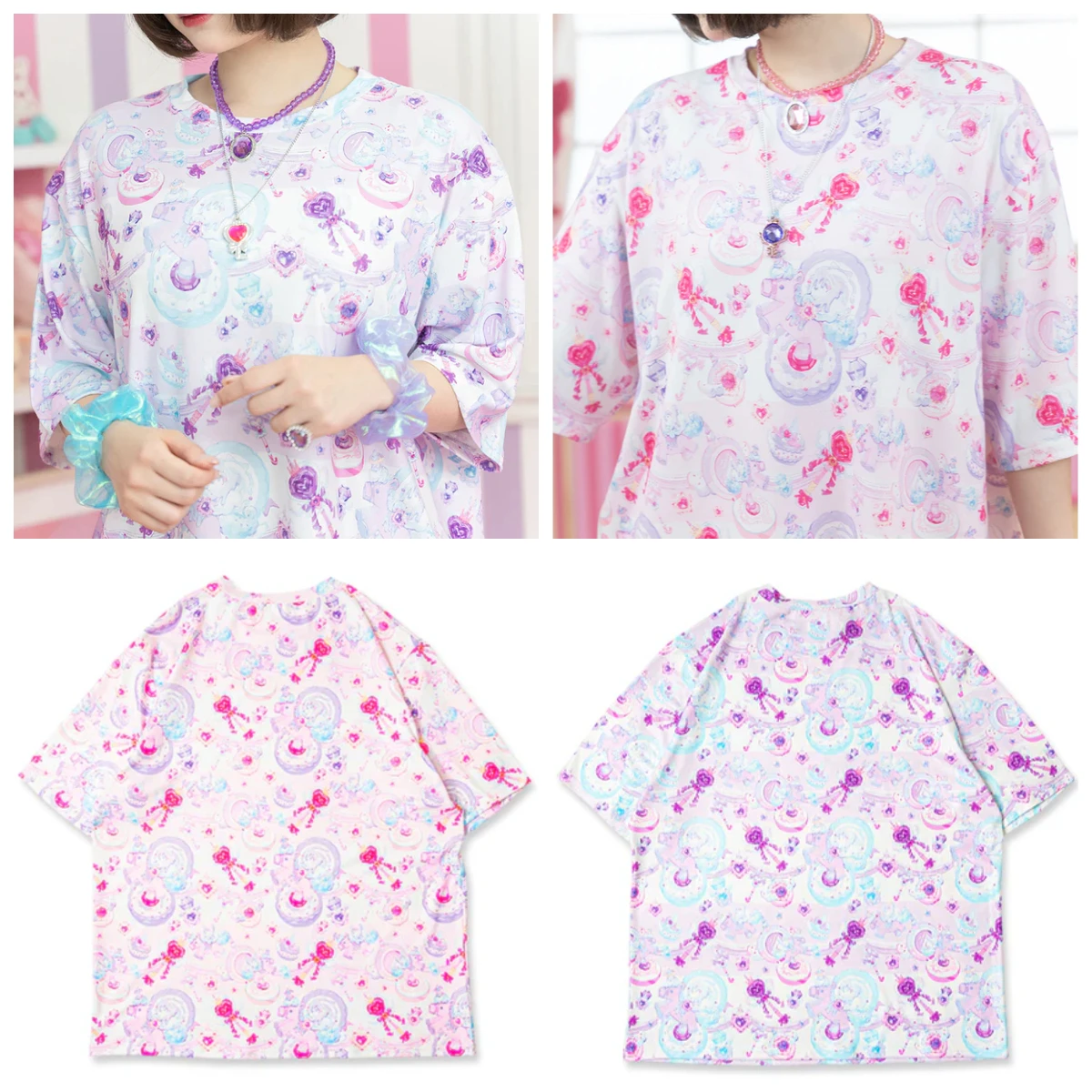 Adult and Children Millennium Fantasy 3D Print Harajuku Style Y2K Short Sleeve Casual Sports T-Shirt