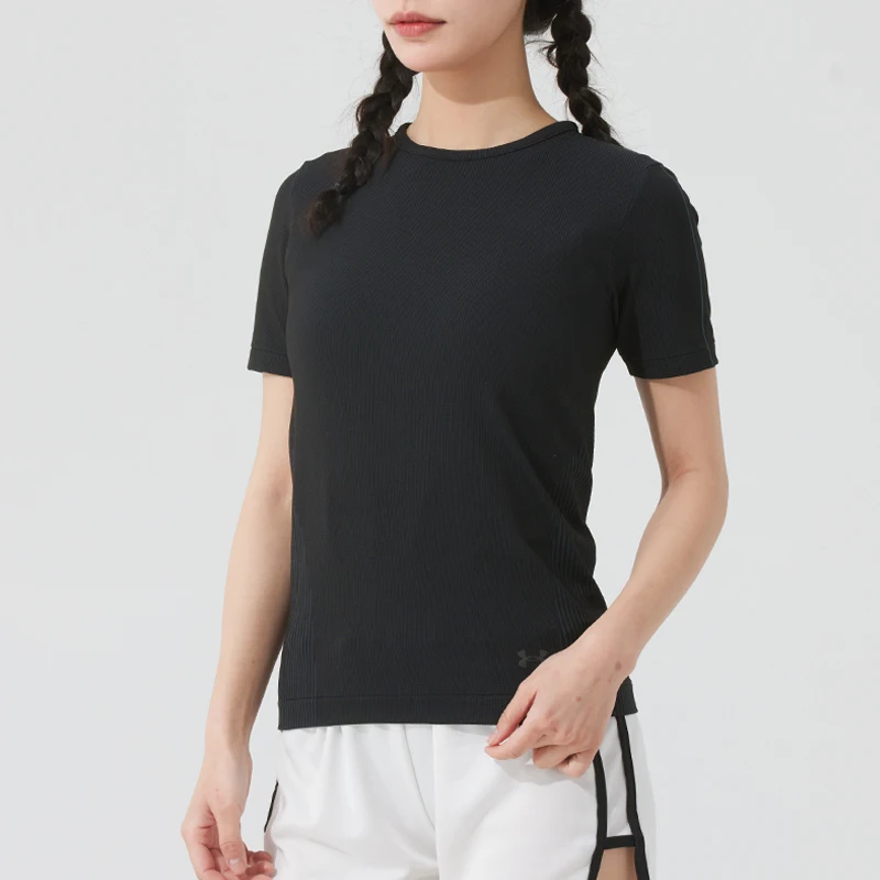 

Under Armour Short-Sleeved Women's Fashionable Fitness Sportswear Running Training Casual Comfortable Breathable T-Shirt 1373929-001