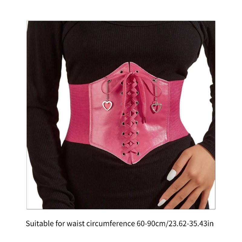 Corset résistant à l'usure sous le buste pour femmes, avec corde réglable, ceinture taille pour femmes