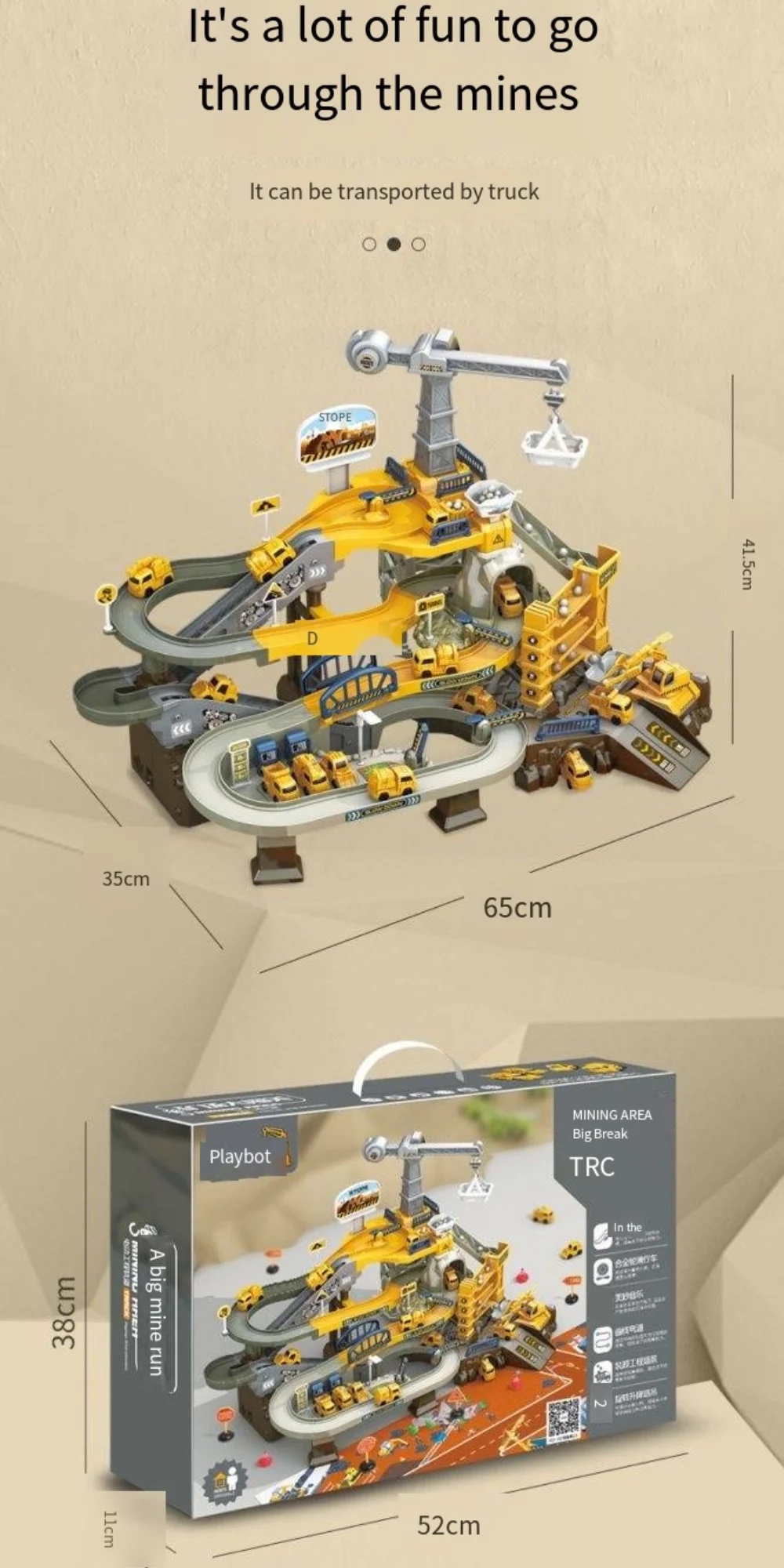 Camión de coche de ingeniería eléctrica para niños, juguetes interactivos para padres e hijos, pista de ingeniería, estacionamiento, aventura de