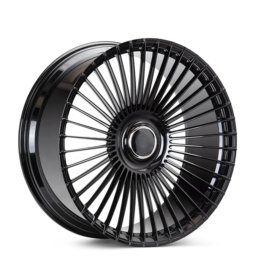 for Jiangzao black Spoke wheel 5x130 5x120 5x112 5x114.3 Rim Alloy Forged 20 21 22 23 24 Inch Car Wheels