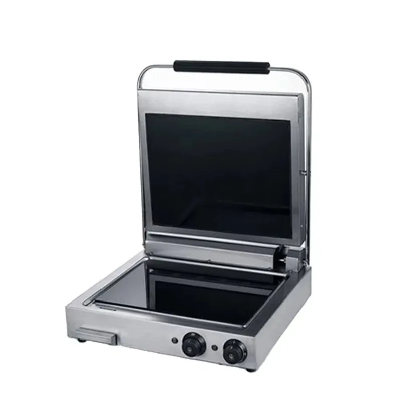 Top Selling Industrial Commercial Electric Panini Sandwich Grill 100% Non-Stick Ceramic 220v UK Plug for BBQ