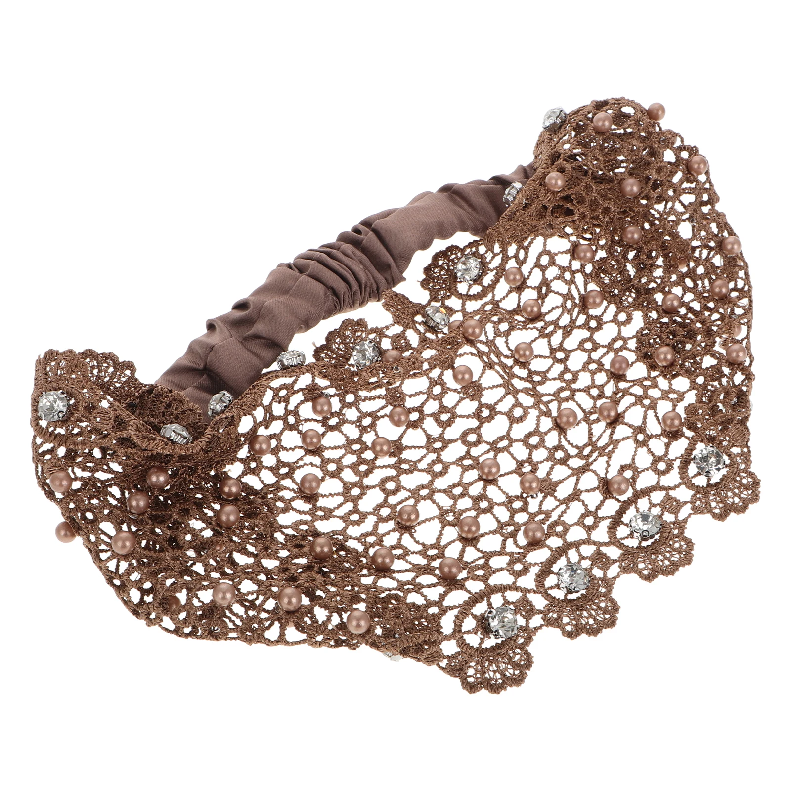 

Elderly Gray Headband Soft Durable Material Cover Press Hair Multifunctional Design Bonnet Curly Wraps Women Cap Sleep Embroider