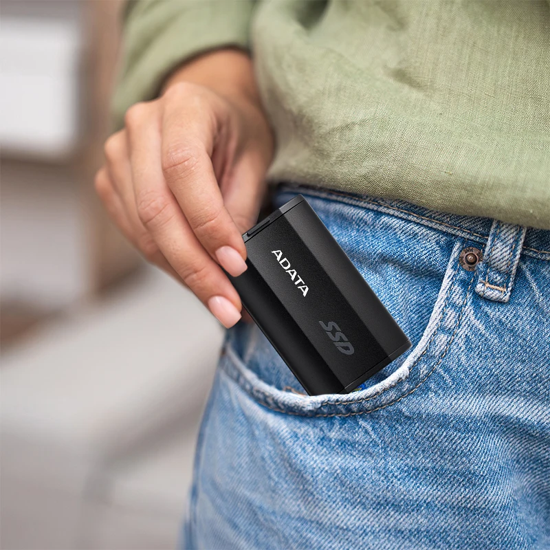 ADATA NVMe External SSD SD810 USB3.2 Gen2 Type-C Hard Disk 4000GB Up to 2000Mb/s Portable Hard Drive PSSD for PC