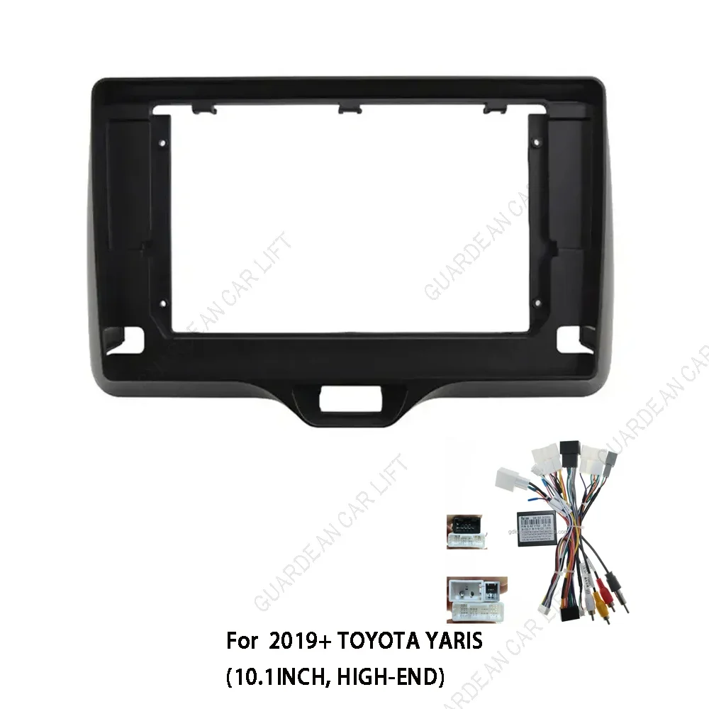 

10,1-дюймовый автомобильный радиоприемник, стереоплеер на базе Android, 2 Din, панель головное устройство, рама приборной панели для 2019+ TOYOTA YARIS