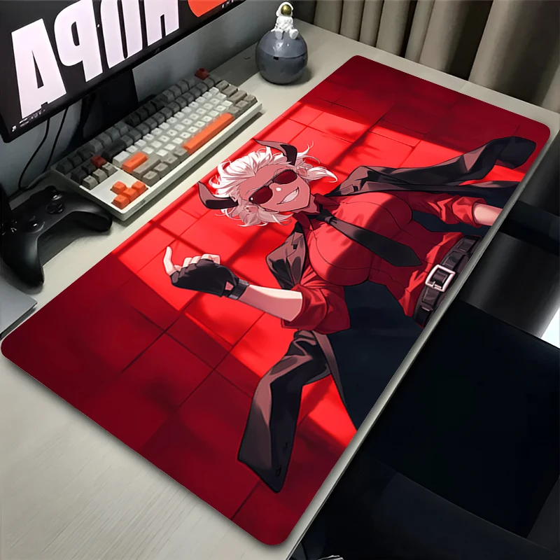 Helltaker Mouse pad animation computer accessories keyboard pad game player table pad PC carpet Kawaii Anime girl Mousepad XXL