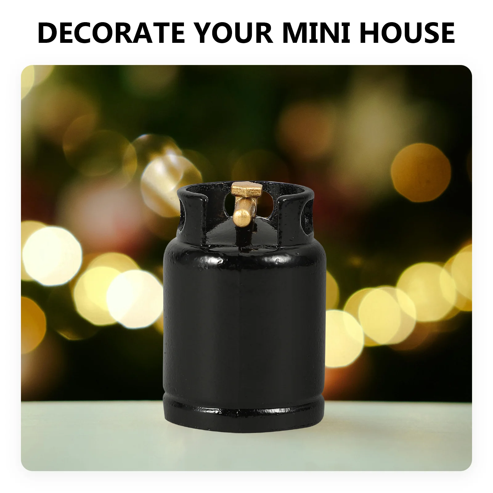 Dollhouse Accessories Decoration Gas Cylinder Mini Toys Electric Tank Alloy Miniature Scene Model