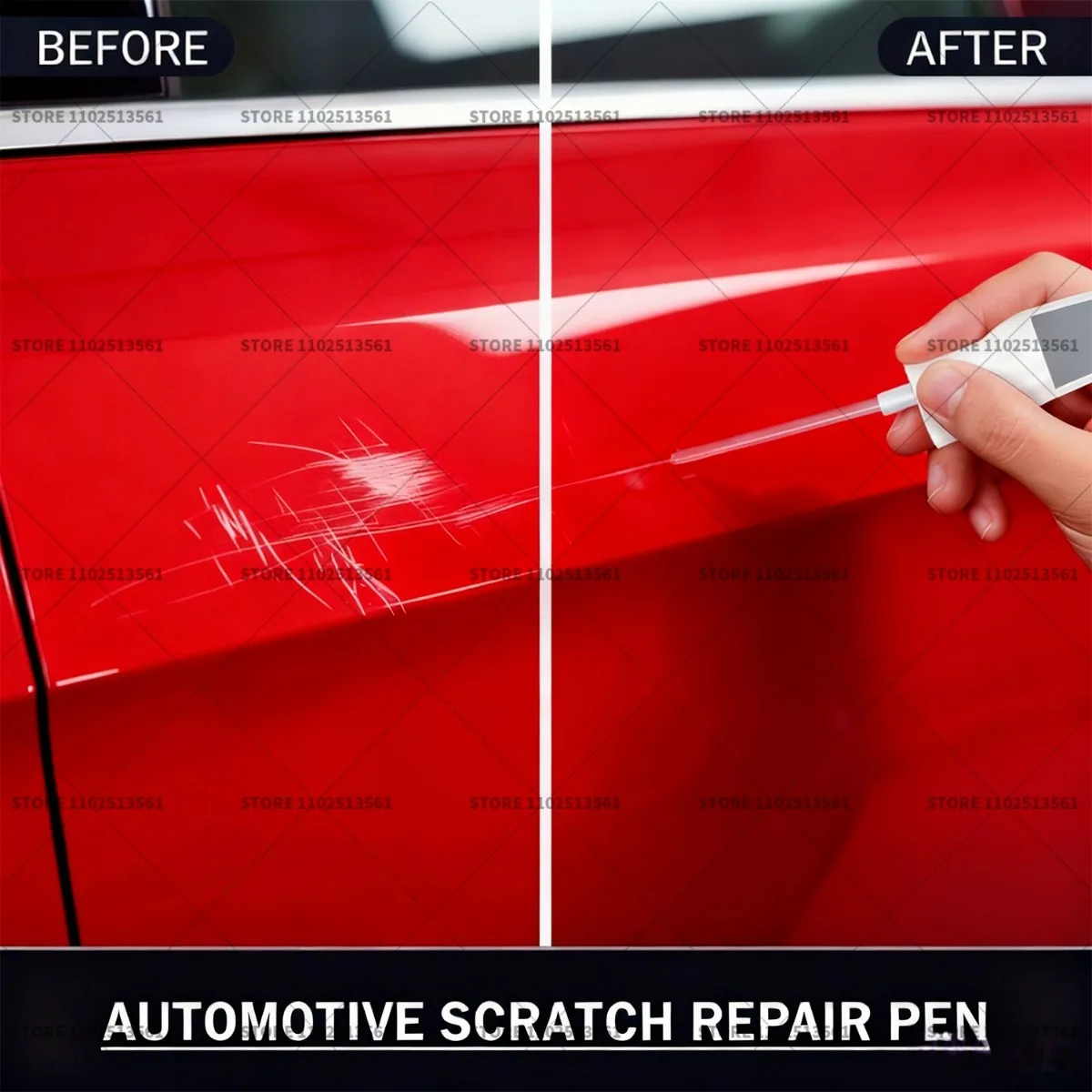 قلم إصلاح طلاء السيارات مزيل الخدوش DIY ملحقات السيارات لـ BYD Song Pro DM White WAZ أسود 147 أحمر BYC رمادي 082 أزرق #3