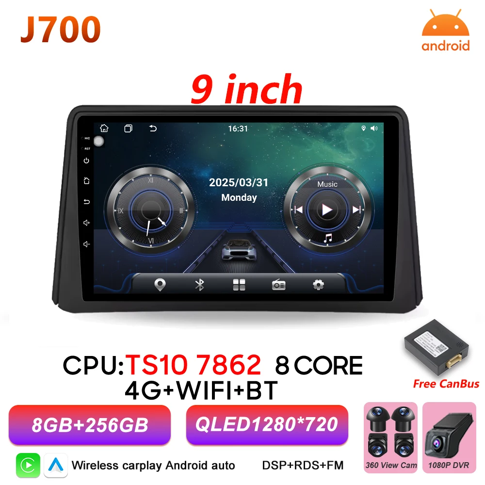 Autostereo Android 16 Radio voor Opel Mokka Vauxhall Mokka 2012 2013 2014 2015 2016 Carplay Video Multimedia Speler BT Head Unit
