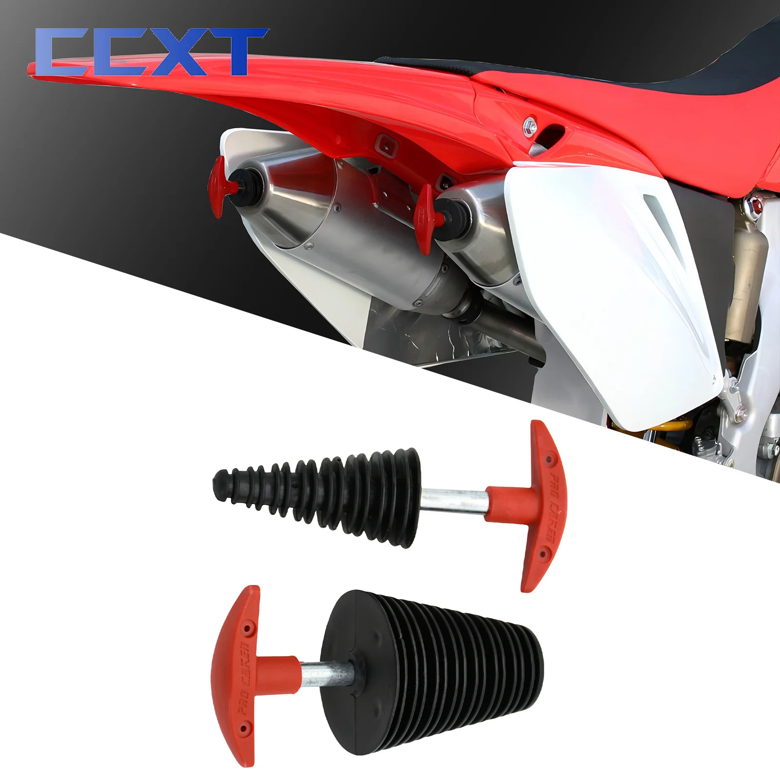 Motorcycle 10-36mm 28-55mm Exhaust Muffler Wash Plug Waterproof Plug For Honda Kawasaki Yamaha Suzuki KTM EXC SXF SX Universal