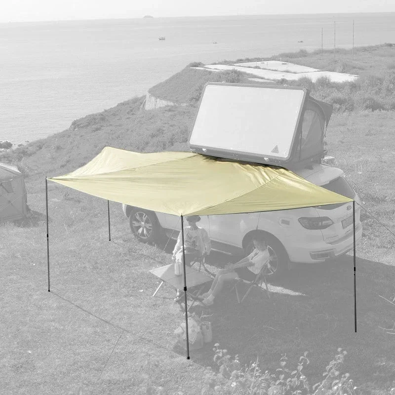 Multifunctional side tent side tent, outdoor off-road SUV canopy shading and sun protection pergola