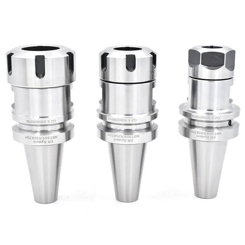 NBT30 without keyway tool holder collet chuck ER16 ER20 ER25 ER32 SK10 SK16 60L 70L lathe chuck cnc machine center