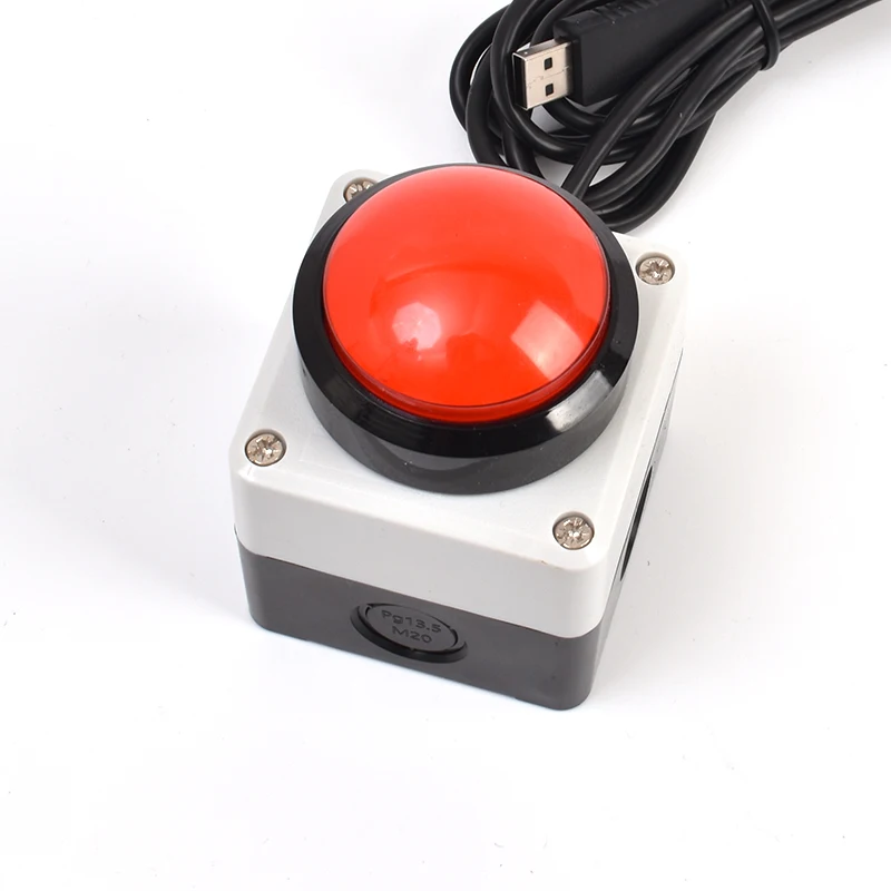 62mm USB Custom Button Remote Control Buzzer Switch Lottery Computer Mouse Shortcut Keyboard