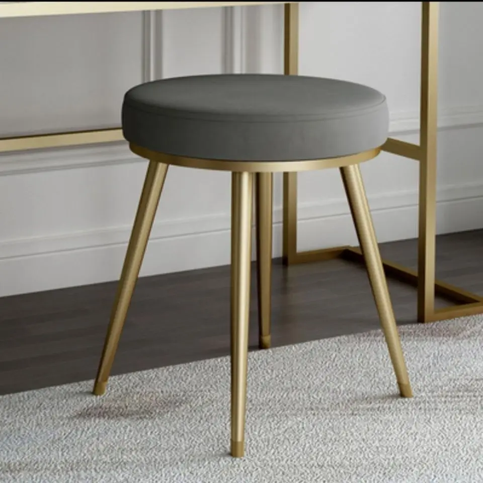 

Nordic, Light Luxury, Dressing, Makeup, Stool, Modern, Simple, Bedroom, Home, Makeup Stool