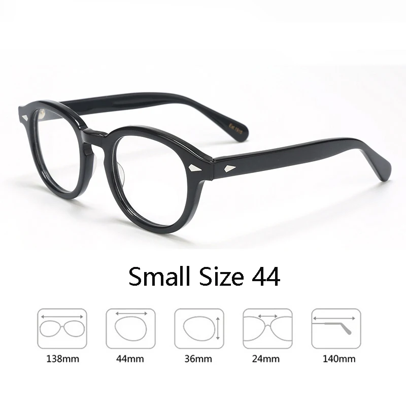 Customized Prescription Glasses Men Frame Johnny Depp Lemtosh Photochromic Myopia Hyperopia Reading Multi-focal Progressive Lens