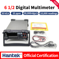 Hantek HDM3065 6 1/2 High precision desktop digital multimeter USB/232/485 PCcurrent range 10A 1 μ V high resolution; 30 kS/s