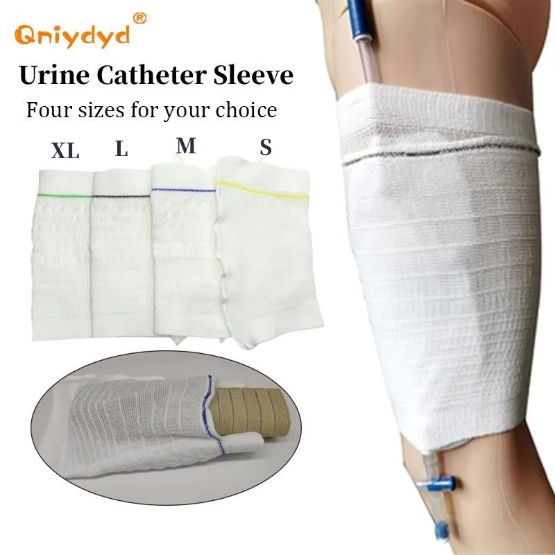 Urine Bag Holder Leg Sleeve Breathable and Elastic for Urine Drainage Bags Strap Holder Urinary Incontinence Supplies S M L XL