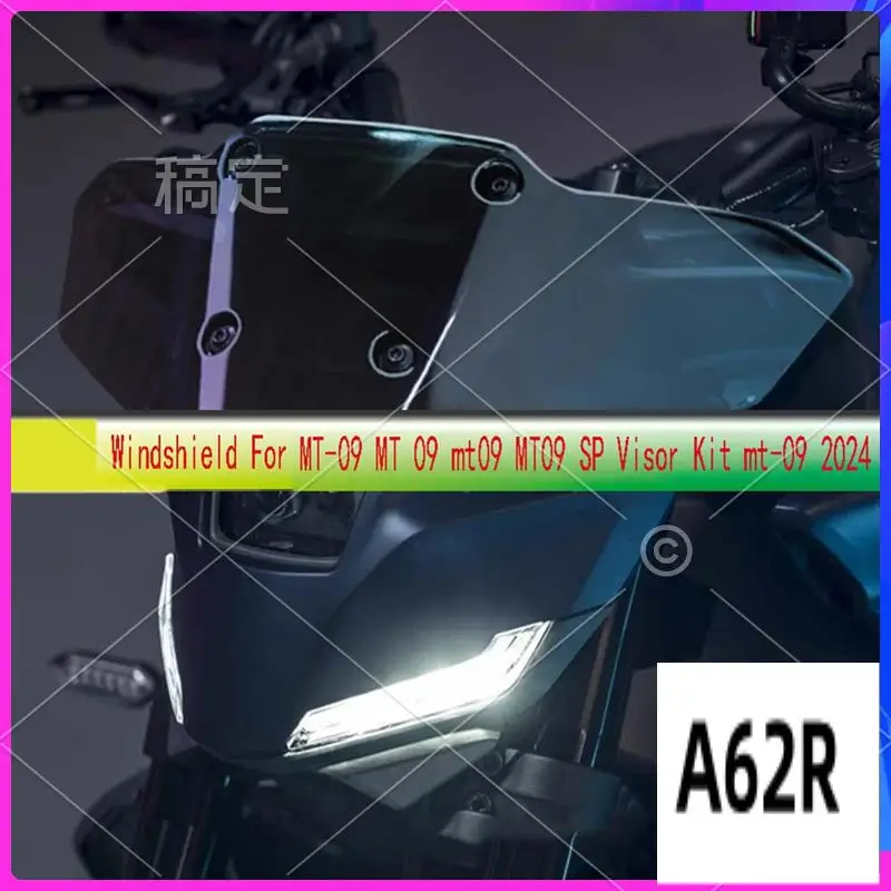 

R2-Windshield For Yamaha MT-09 MT 09 Mt09 MT09 SP Visor Kit Mt-09 2024 Motorcycle Accessories Side Wind Screen Deflectors