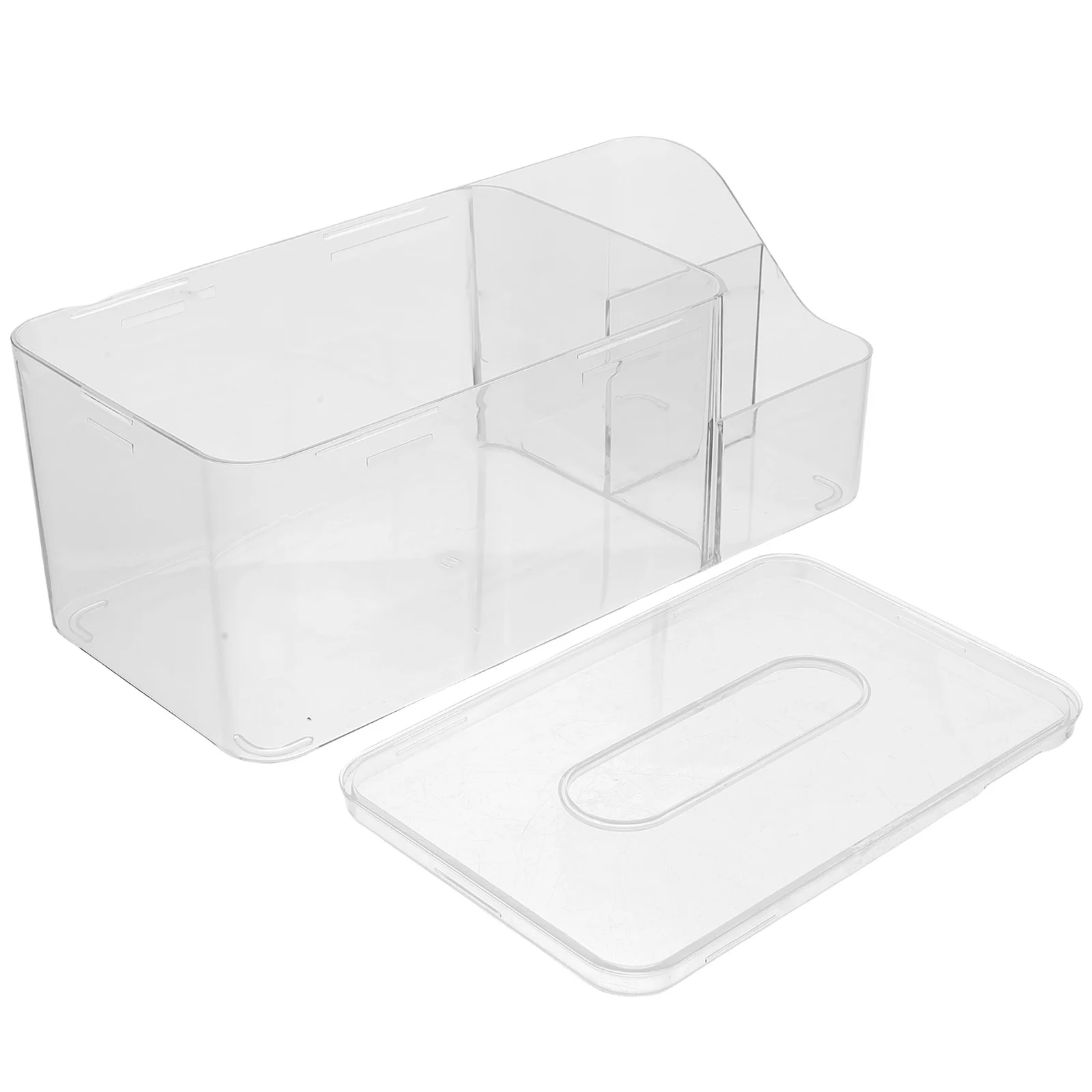 

Multifunctional Tissue Box Holder Modern Simple Design Smooth Surface For Home Office Car Desktop Napkin Storage Case