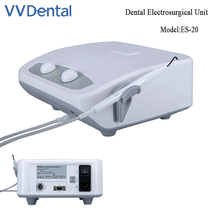 

VVDental Dental Electrosurgery Unit ES-20 Dental Electro Surgery Unit Dentisty System High Frequency Electric Knife Portable