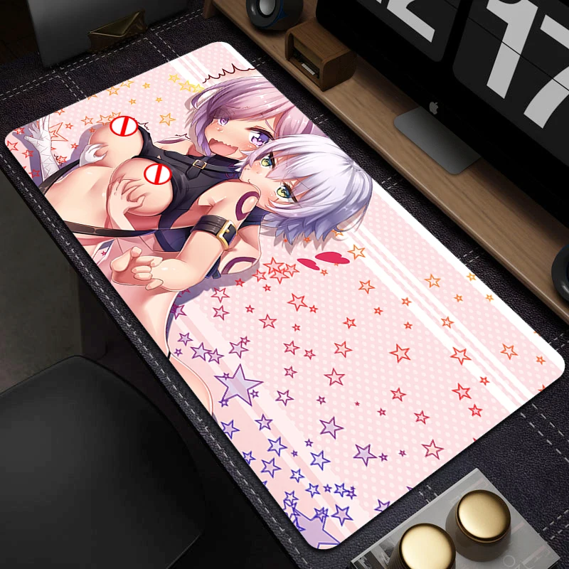 Sexy Big Boobs Computer Mouse Pad R18 Cute Anime Girl Nude Nipple Gaming Mouse Mat Hentai Rubber Large Ass Mousepad NSFW Deskmat