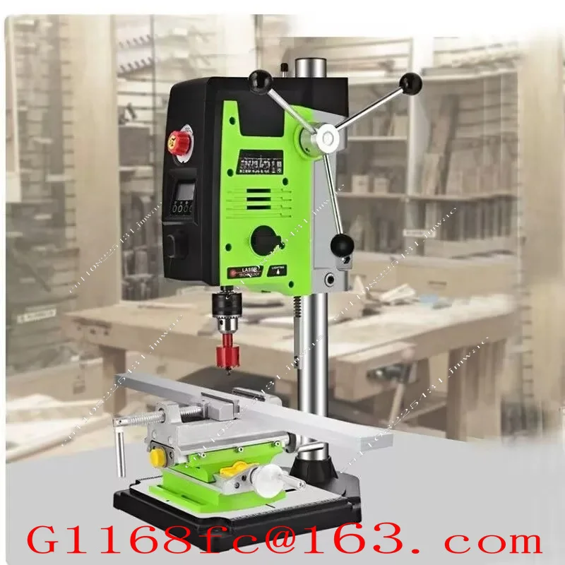 Digital High-precision Table Drill, Small Household 220V Drilling Machine, Milling Machine, Multifunctional Drilling Machine
