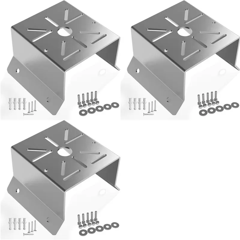 New-3X External Camera Corner Mount Bracket For Hikvision Dome Camera Bracket Base
