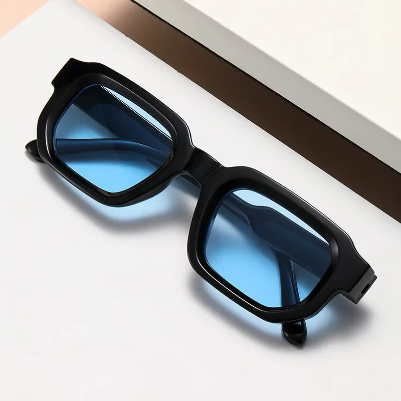 New Summer Rectangle Sunglasses Women Men Fashion Brand Designer Casual Sun Glasses Female Male Plastic Outdoor Eyewear