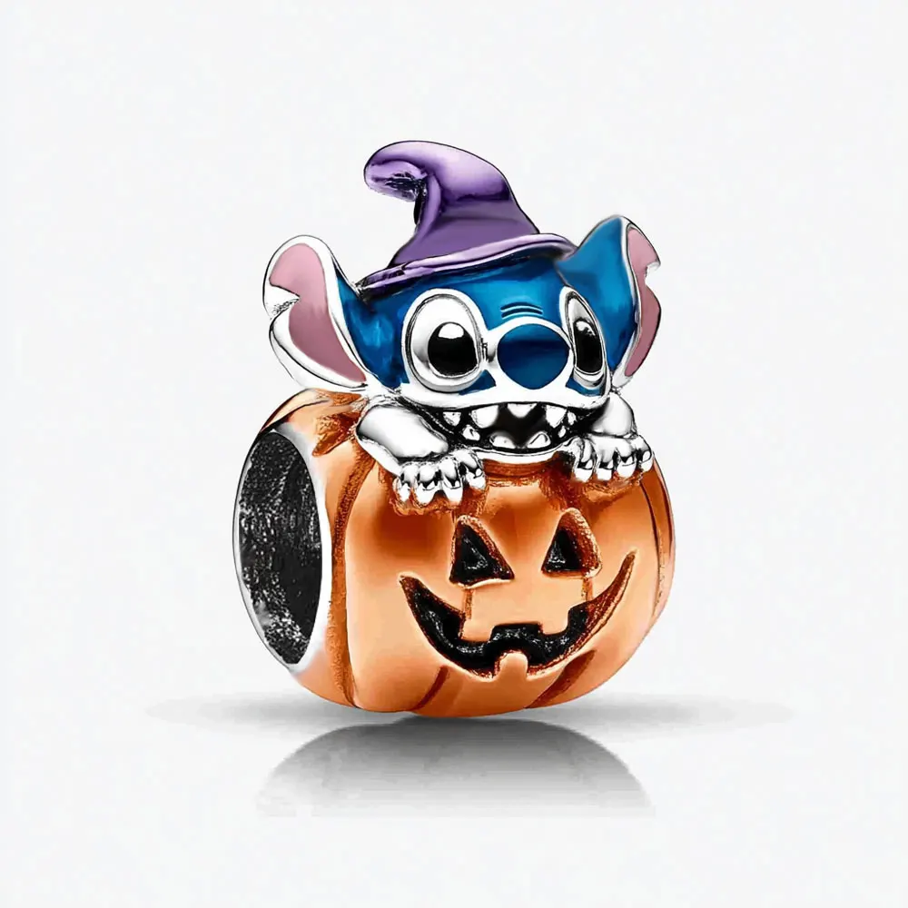925 الفضة سحر ديزني غرزة اليقطين الخرز للتخصيص لسوار الأصلي مجوهرات نسائية اكسسوارات هدايا الهالوين