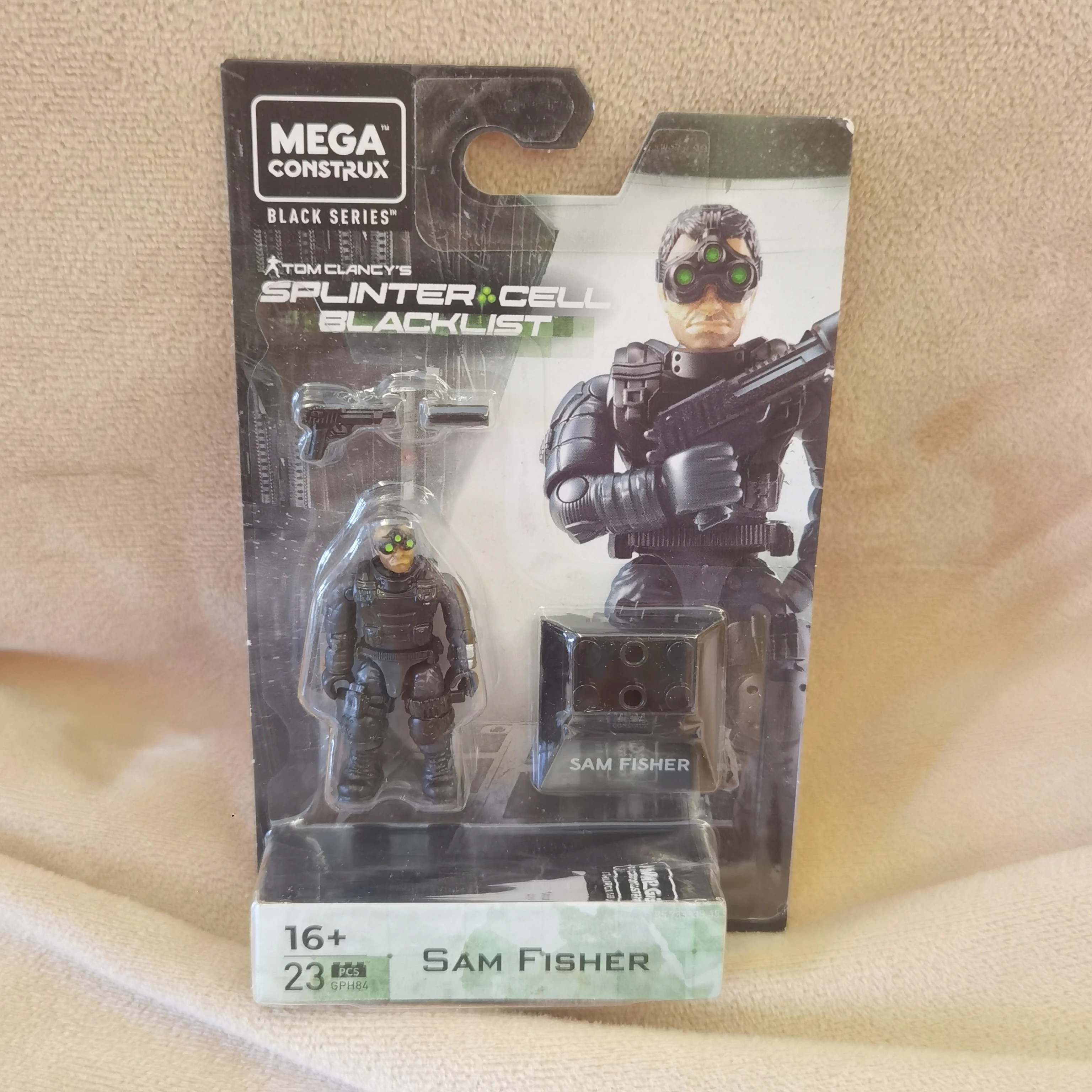 

MEGA CONSTRUX BLACK SERIES SAM FISHER SPLINTER CELL FIGURE