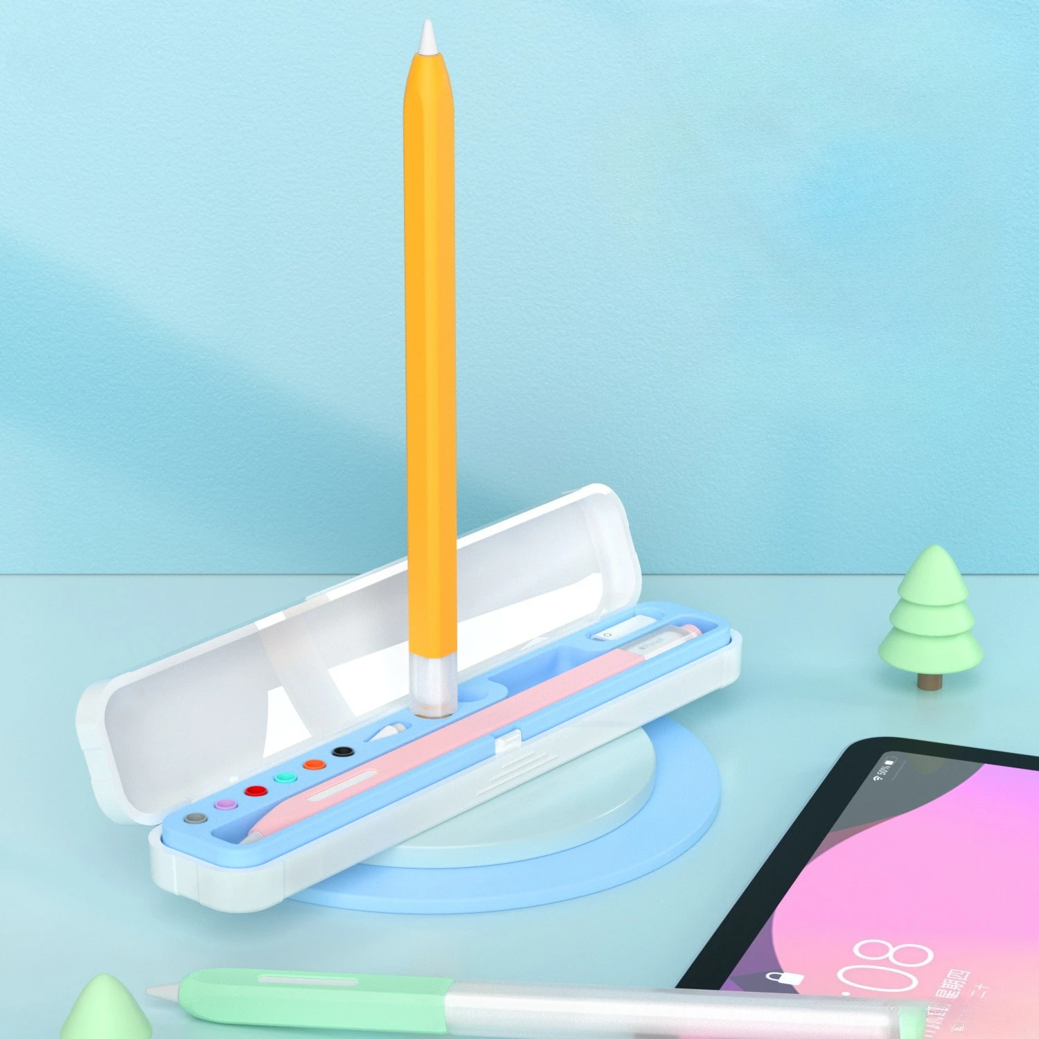 

Портативный держатель для карандашей Apple iPad Pencil 3 2 1, аксессуары для карандашей, защитный чехол для карандашей, коробка для хранения сенсорных ручек