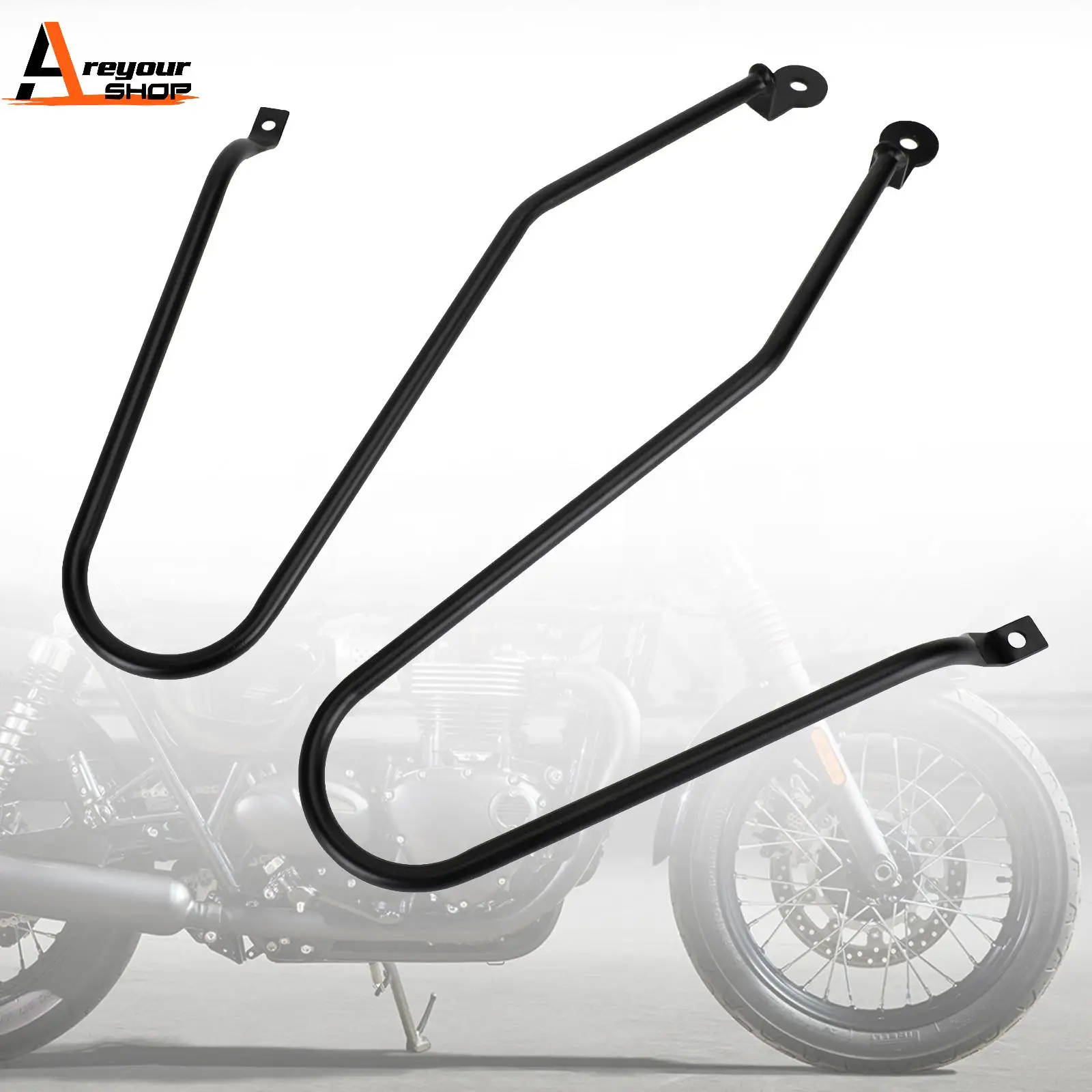 Areyourshop Luggage Rack Side Saddle Bag Mount Bracket for TR T100/T120 16-22 900