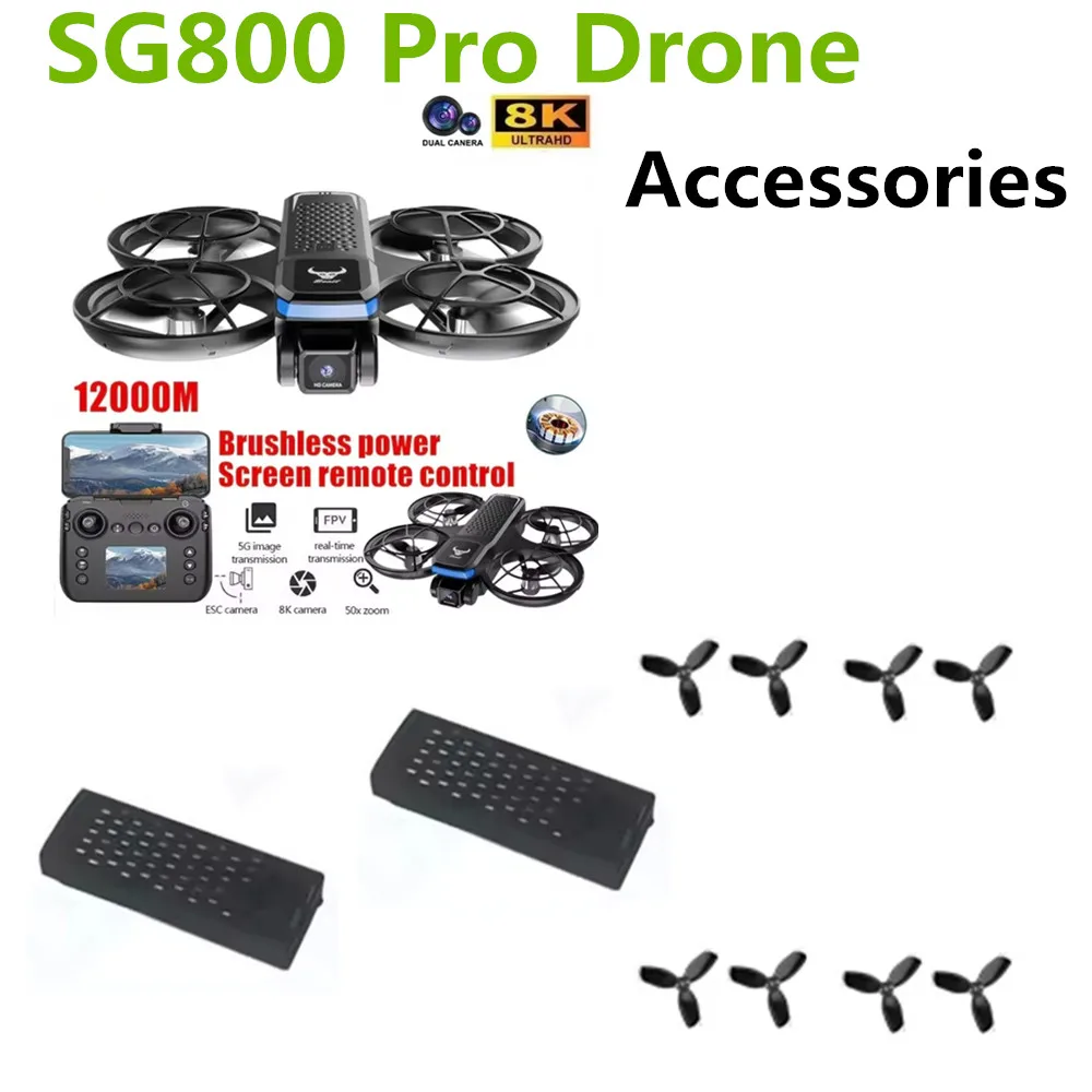 

SG800 PRO Мини-аккумулятор для дрона 3,7 В 1000 мАч SG800 PRO Аксессуар для дрона SG800 PRO