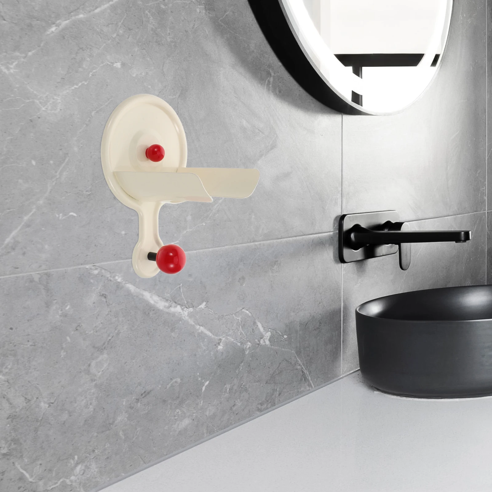 

Hair Dryer Rack Bathroom Tool Organizer Sucker Blow Holder Wall Mount Clip Carbon Steel Blowdryer Brush for