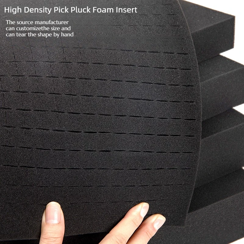 High Density Pick Pluck Foam Insert Pre-Cut Shadow Foam Toolbox Flight Case Sponge Pad Tool Storage Organizer