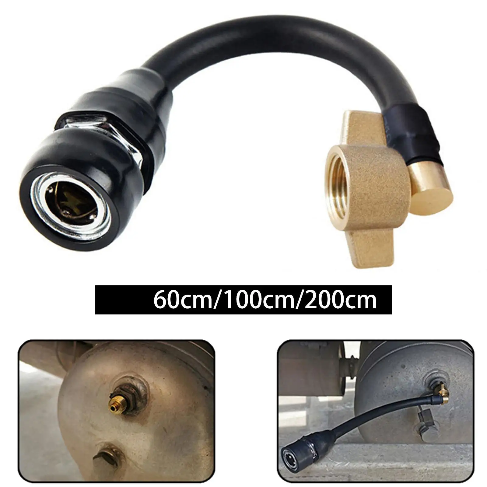

Air Valve Tube Compressed Air Connector Nut Creative Air Tank Air Intake
