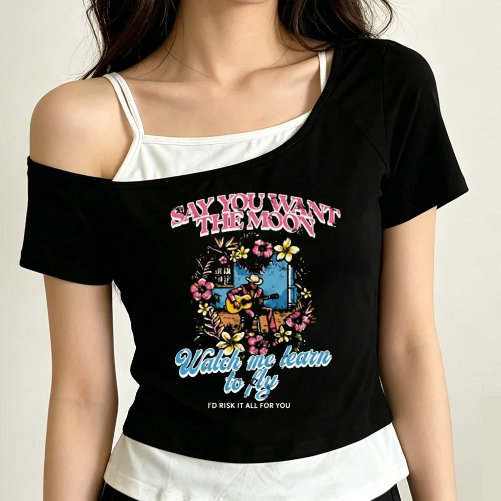 Bruno Mars crop top shoujo clearance sales harajuku gyaru streetwear shirt goth graphic 2000s y2k